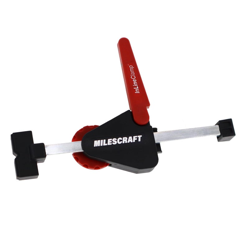 Milescraft 4030 InLine Clamps T Track Clamp (2 pack) - Adjustable T-Track Clamps for Woodworking. Apply Horizontal Pressure for all your Clamping Projects. Includes (2) CamStop Clamps. - Image 2